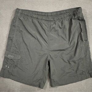 The North Face Black Nylon Swim Trunks Shorts Mens Large Lined Beach